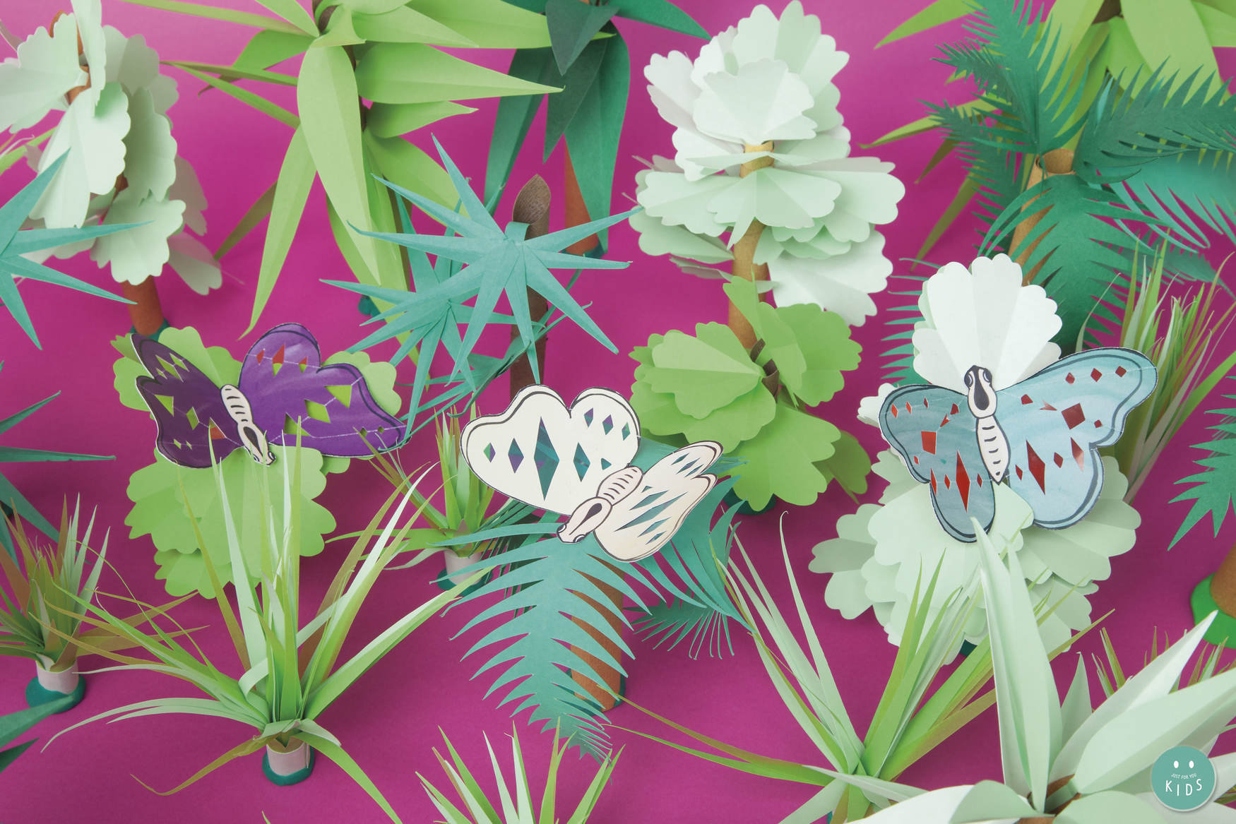 Les papallones a l'estiu - Manualitat infantil, taller creatiu, papallones estiu, manualitat estiu